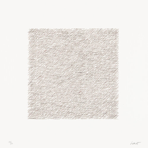Lines of One Inch in Four Directions and all Combinations 03 (70122) van Sol LeWitt, Afdruk te koop op Singulart