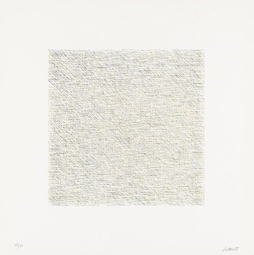 Lines of One Inch in Four Directions and All combinations 14 (70126) van Sol LeWitt, Afdruk te koop op Singulart