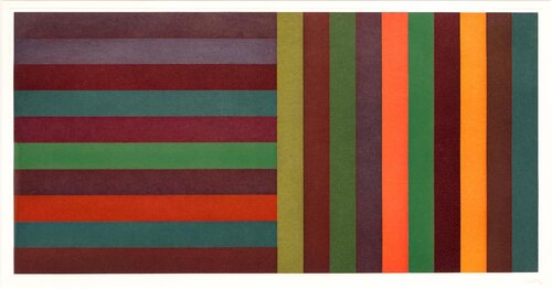 Horizontal Color Bands and Vertical Color Bands II van Sol LeWitt, Afdruk te koop op Singulart
