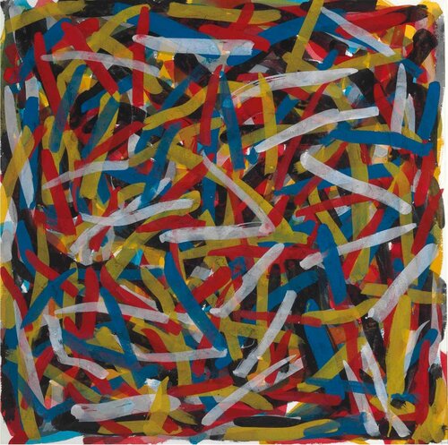 Brushstrokes in Four Directions van Sol LeWitt, Werk op papier te koop op Singulart
