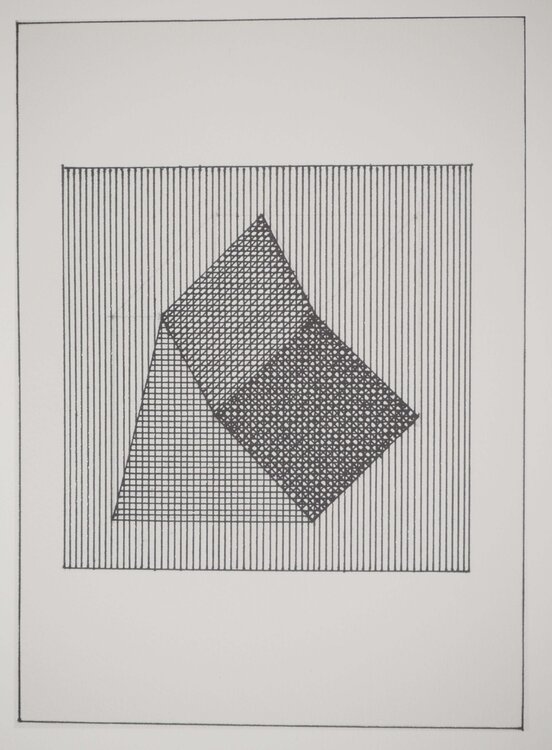 Figures géométriques Sol LeWitt