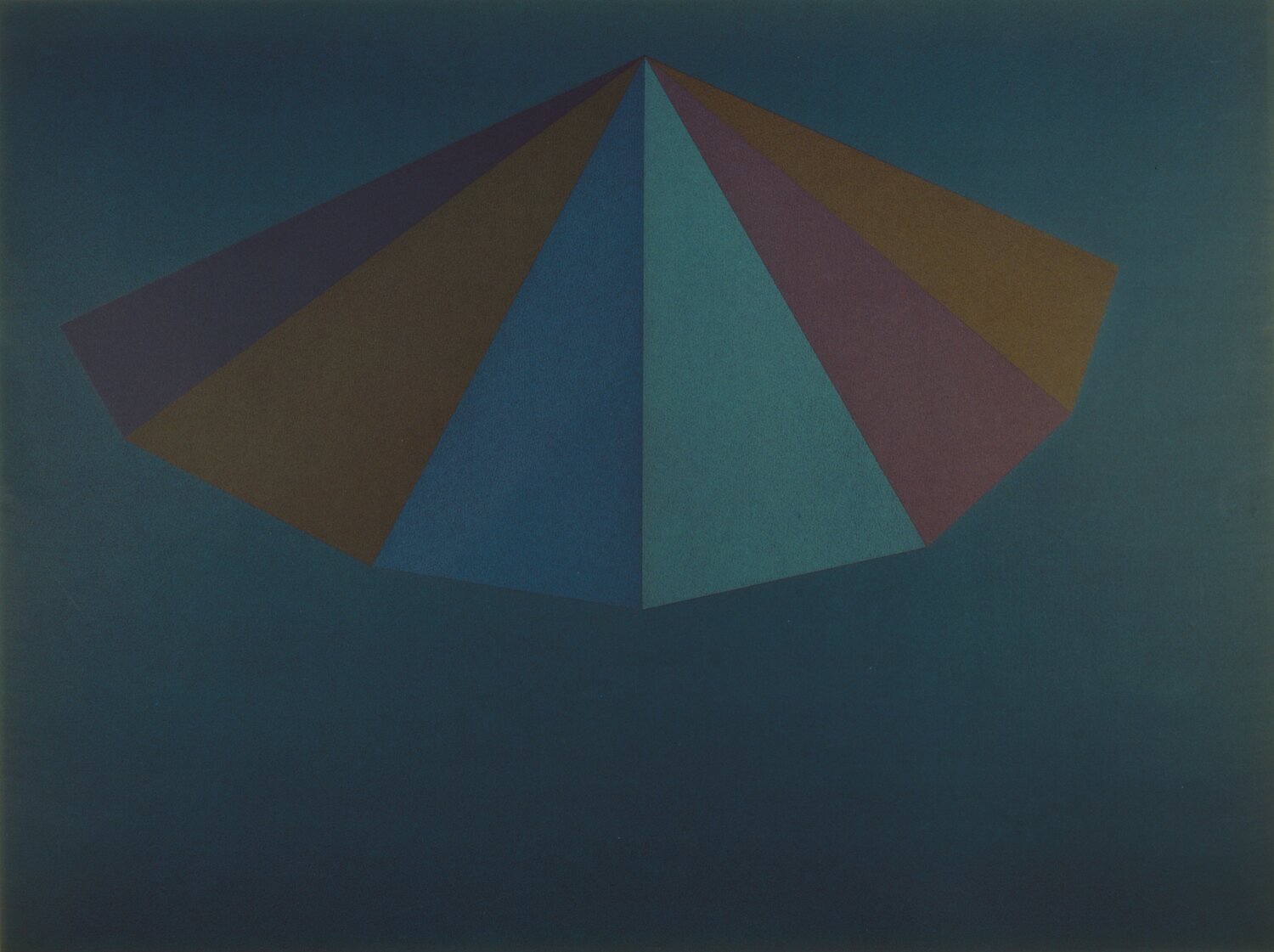 A Pyramid (from the portfolio "For Joseph Beuys") Sol LeWitt