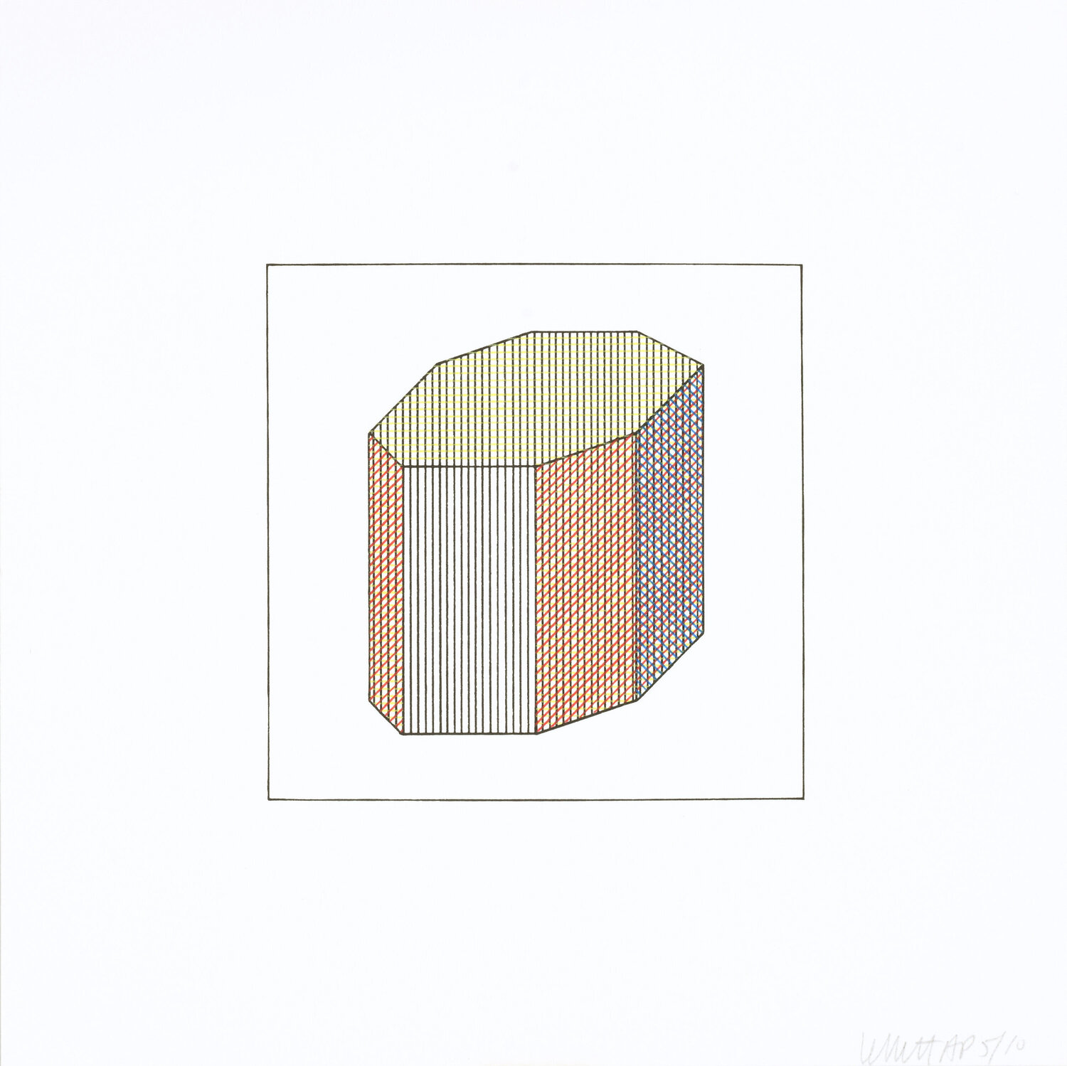 Twelve Forms Derived From a Cube 11 Sol LeWitt
