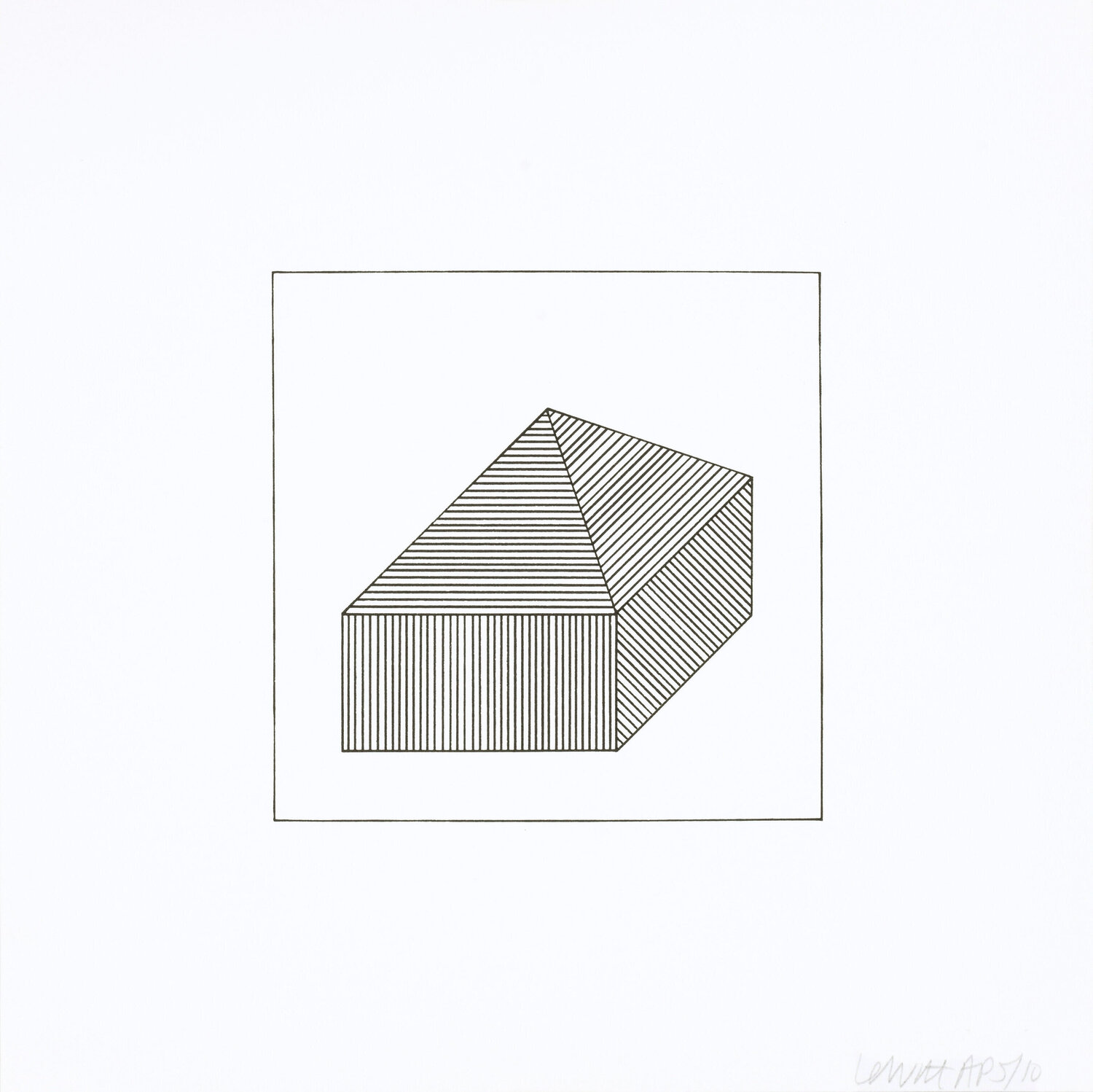 Twelve Forms Derived From a Cube 42 Sol LeWitt