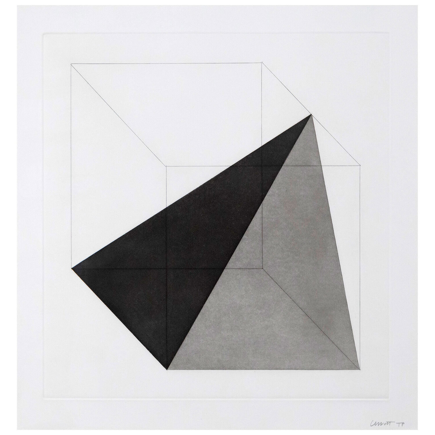 Forms Derived from a Cube 14 Sol LeWitt