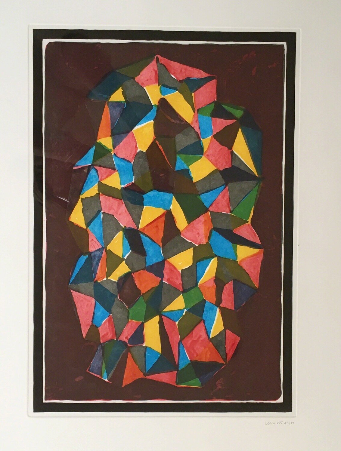 Complex Forms, (red) Sol LeWitt