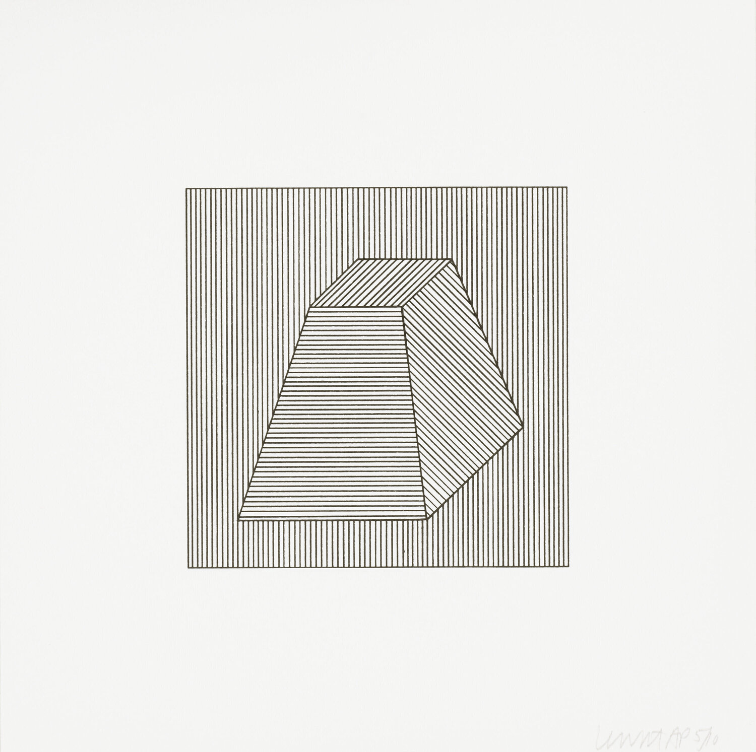 Twelve Forms Derived From a Cube 26 Sol LeWitt