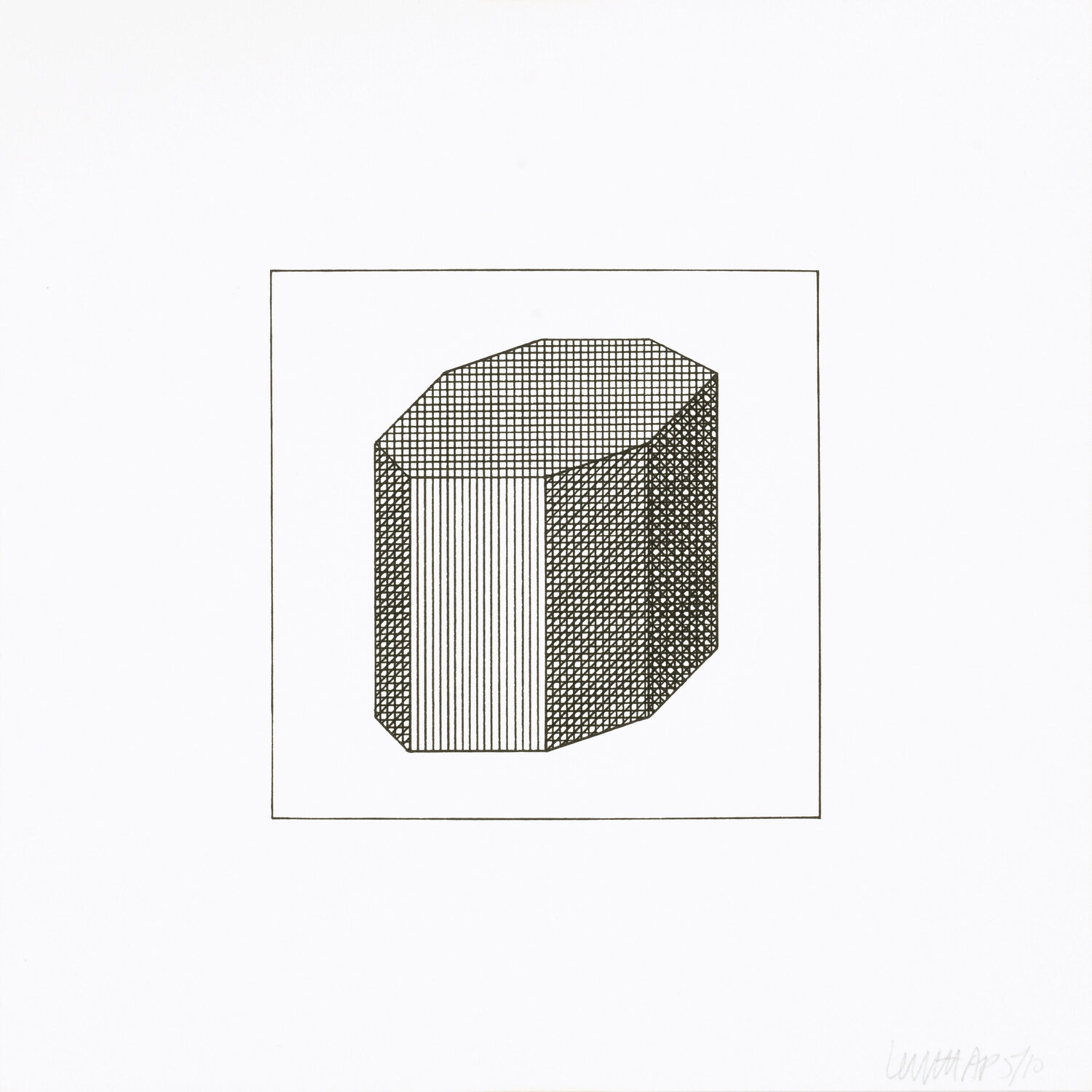 Twelve Forms Derived From a Cube 12 Sol LeWitt