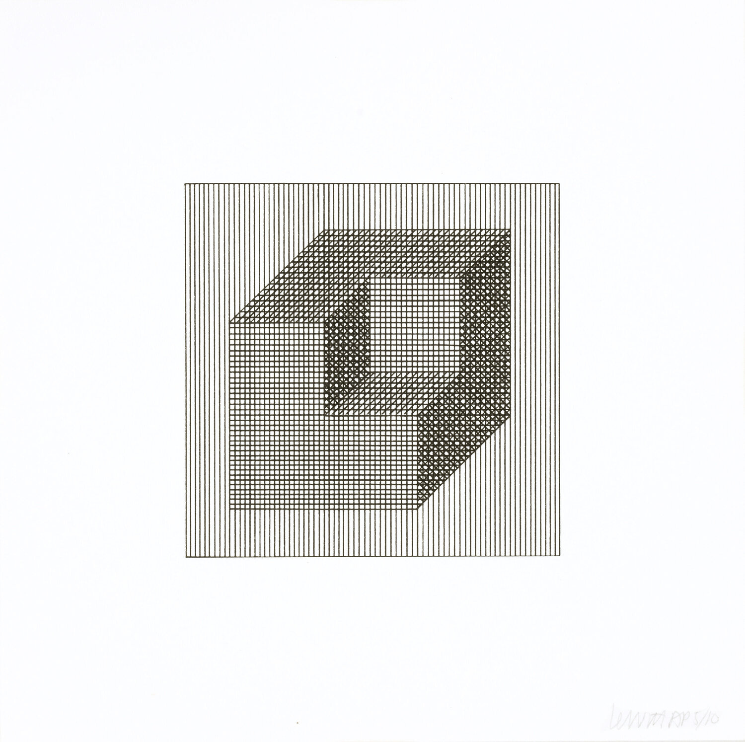 Twelve Forms Derived From a Cube 16 Sol LeWitt