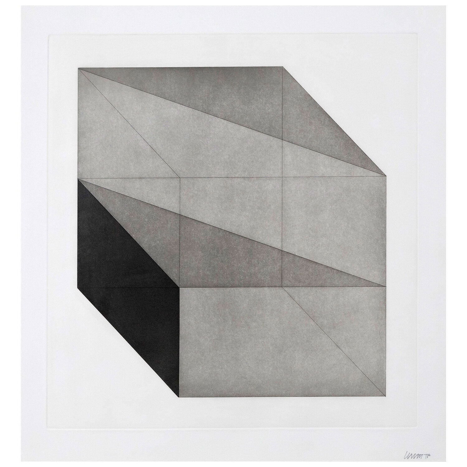 Forms Derived from a Cube 5 Sol LeWitt