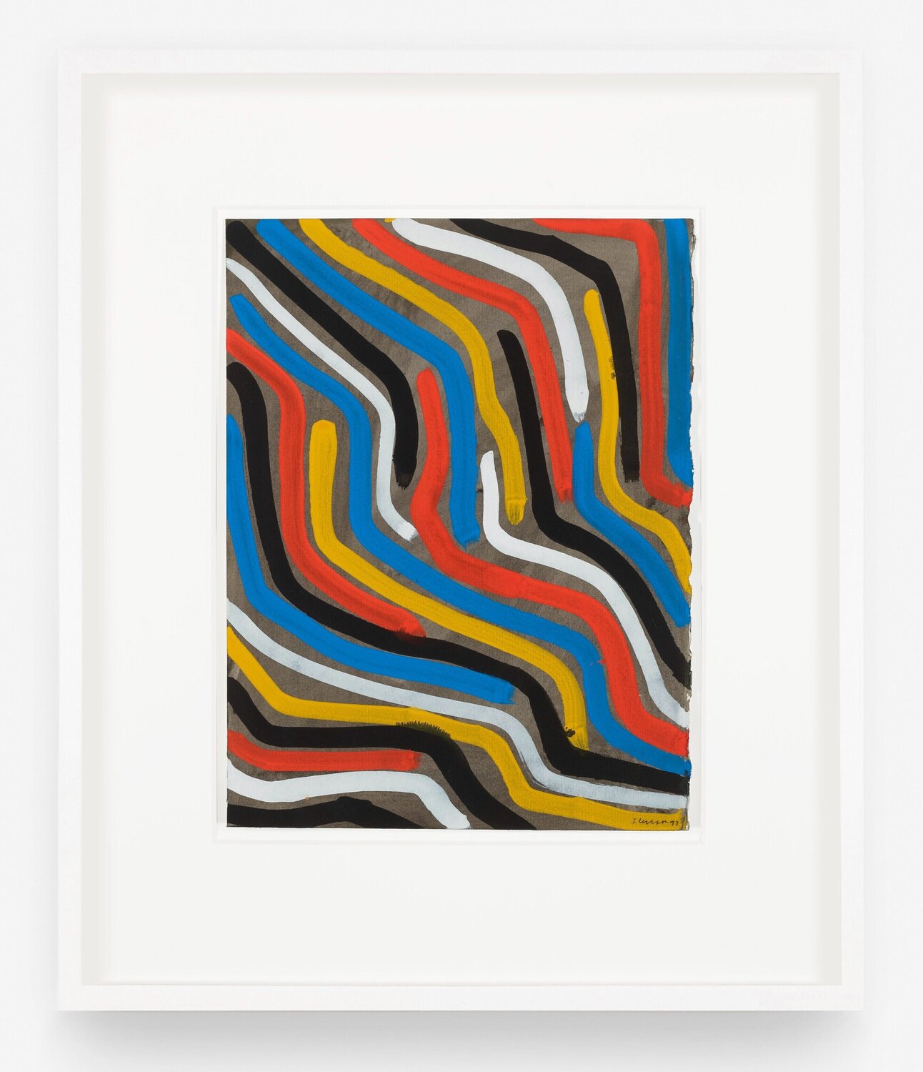 Squiggly Brushstrokes Sol LeWitt