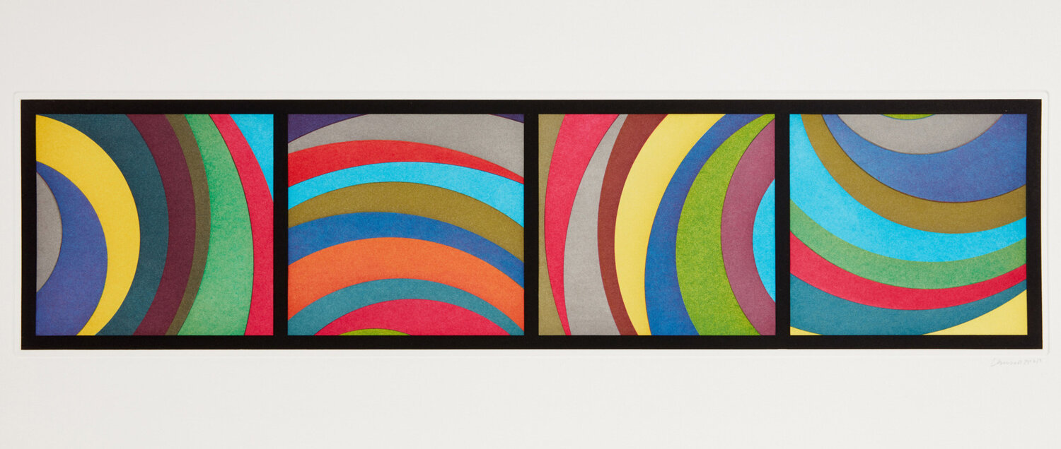 Irregular Arcs from Four Sides Sol LeWitt