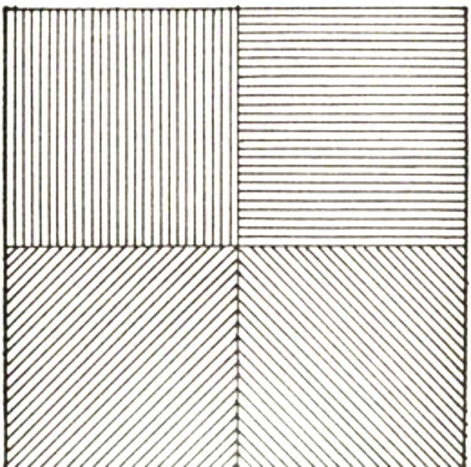 Lines in Four Directions Sol LeWitt