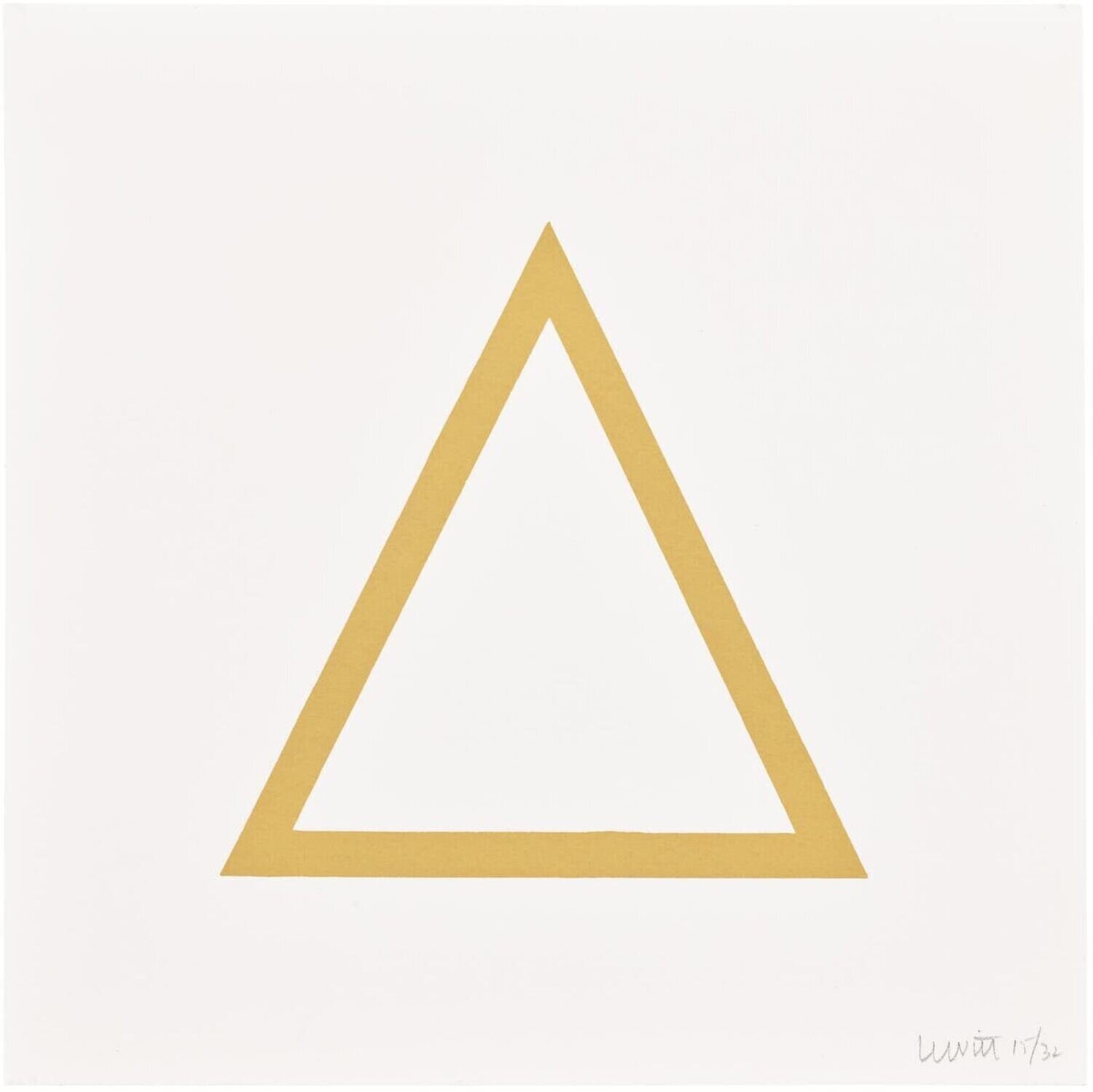 Plate 7 (from Five Geometric Figures in Five Colors), 1986 Sol LeWitt