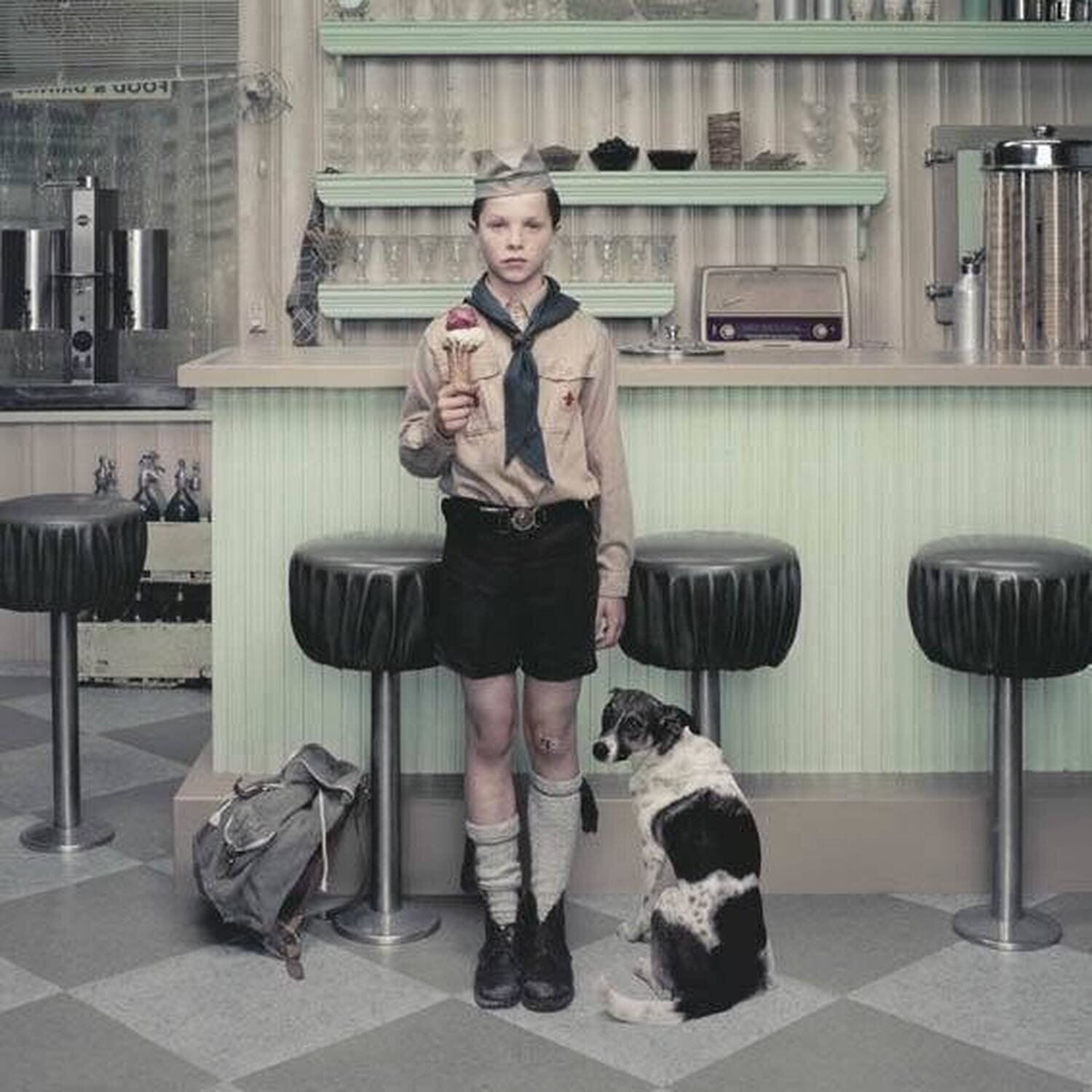The Ice-Cream Parlor. Rain Erwin Olaf Fotografia in vendita