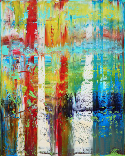 Abstract landscape di Vadim Shamanov, Pittura in vendita su Singulart