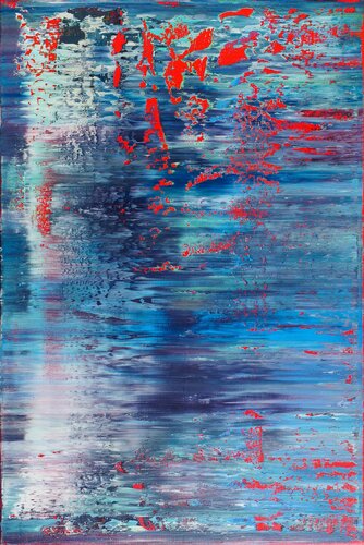 Blue abstraction I di Vadim Shamanov, Pittura in vendita su Singulart