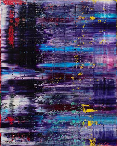 Purple abstraction 230 di Vadim Shamanov, Pittura in vendita su Singulart