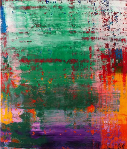 The Longest Summer II (Abstract painting 409) van Vadim Shamanov, Schilderij te koop op Singulart