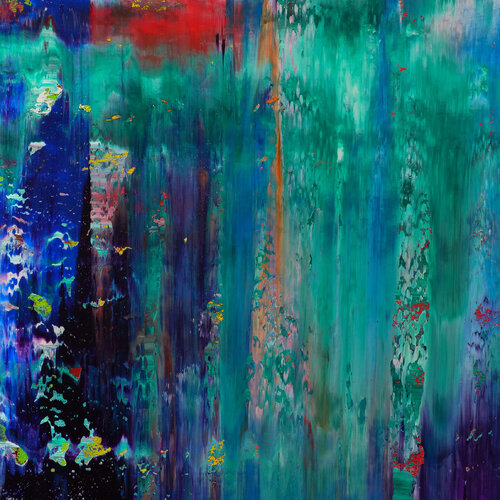 Jade Morning (Abstract painting 420) von Vadim Shamanov, Malerei kaufen auf Singulart