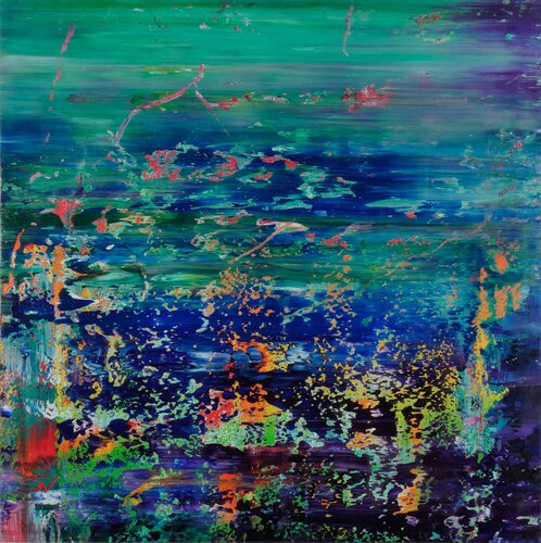 The Waves Are  The Ocean van Vadim Shamanov, Schilderij te koop op Singulart