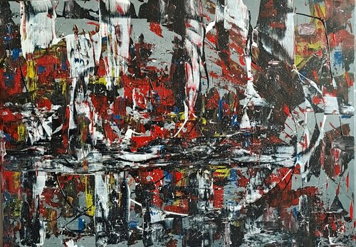 Obelus von Igor Kotnik, Malerei kaufen auf Singulart