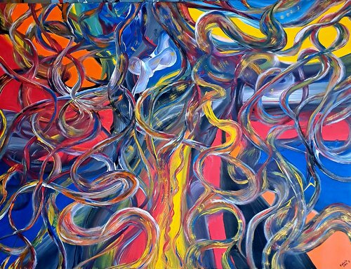 Dance in the forest von Igor Kotnik, Malerei kaufen auf Singulart