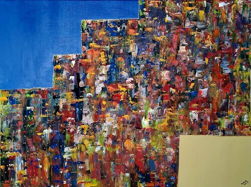 Between two colors von Igor Kotnik, Malerei kaufen auf Singulart