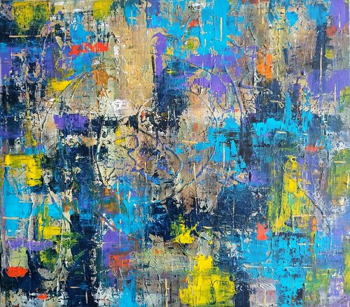 Chromatic Tangle von Igor Kotnik, Malerei kaufen auf Singulart