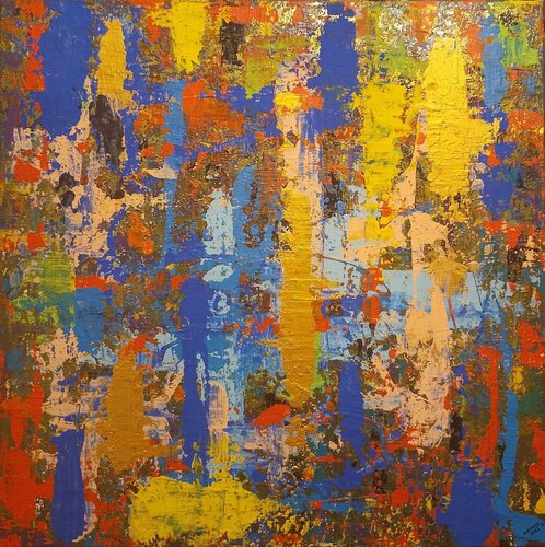 Textured Colorscape van Igor Kotnik, Schilderij te koop op Singulart