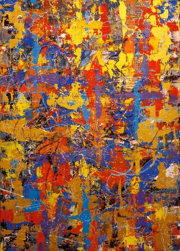 At the right moment in the right place van Igor Kotnik, Schilderij te koop op Singulart