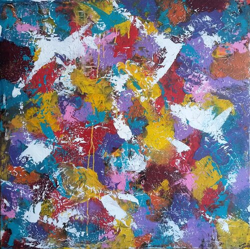 Colored vortex of energy van Igor Kotnik, Schilderij te koop op Singulart