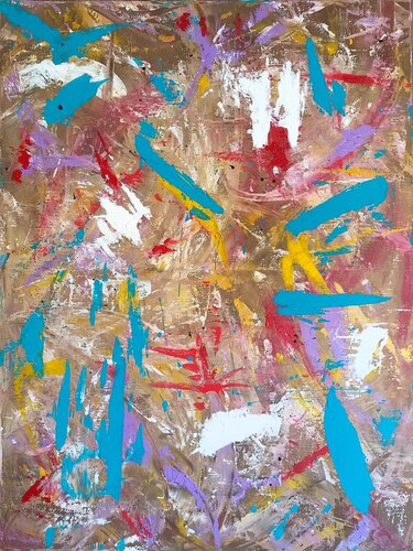 Vibrant Chaos van Igor Kotnik, Schilderij te koop op Singulart