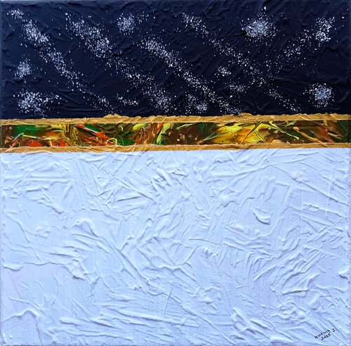 Cosmic contrast van Igor Kotnik, Schilderij te koop op Singulart