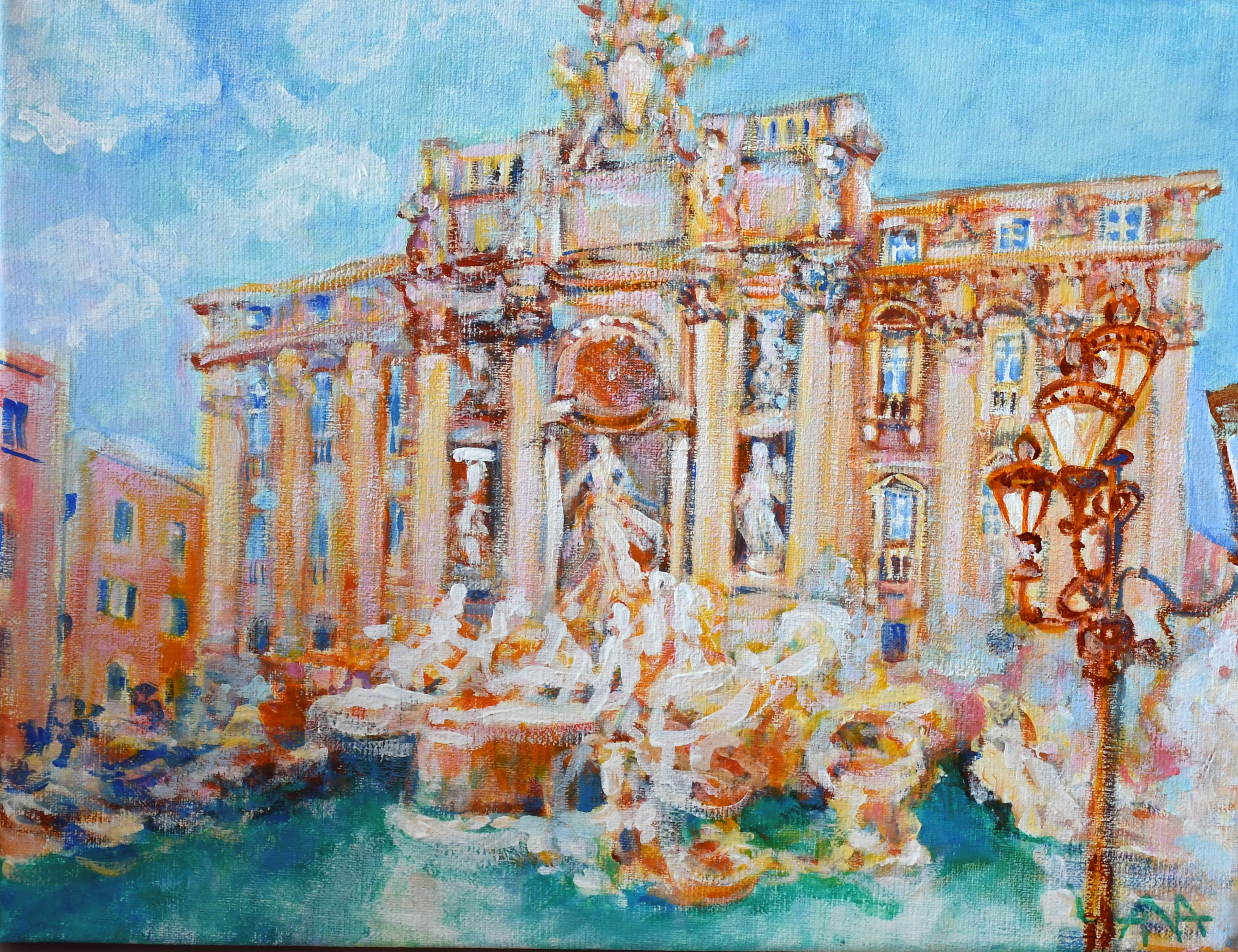 Thema fontana Gemälde