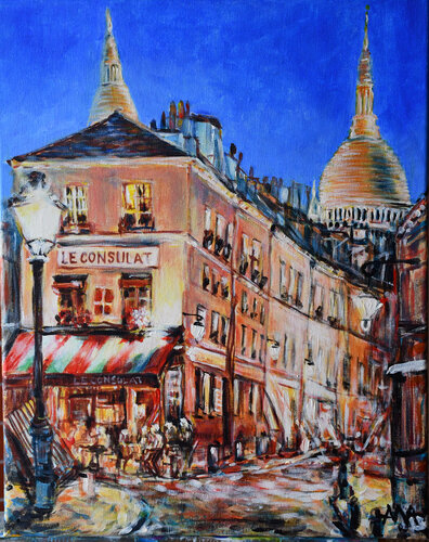 Le Consulat by Ana Smarż, Painting for Sale on Singulart