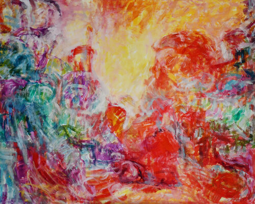 Water Impressions van Ana Smarż, Schilderij te koop op Singulart