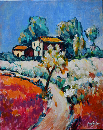 My Provençal Path di Ana Smarż, Pittura in vendita su Singulart
