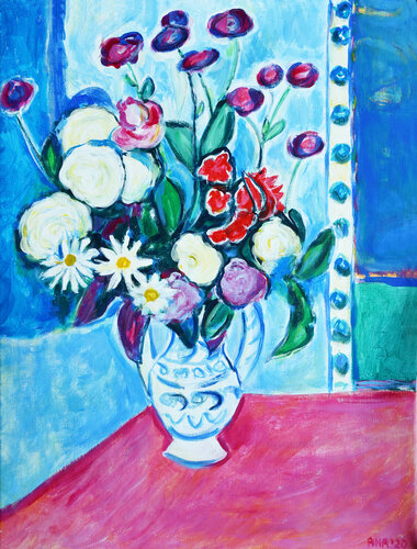 Joy of Flowers de Ana Smarż, Pintura a la venta en Singulart