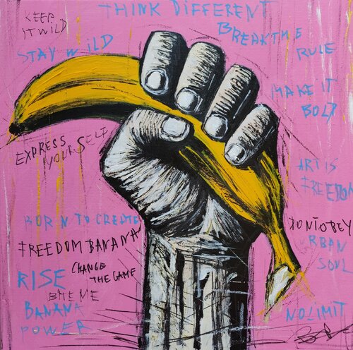Banana von Serge Berezjak, Malerei kaufen auf Singulart