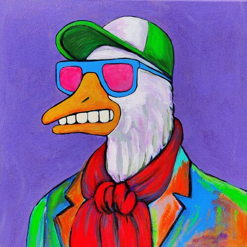 Goose di Serge Berezjak, Pittura in vendita su Singulart