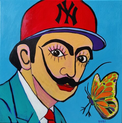 Butterfly's Dream di Serge Berezjak, Pittura in vendita su Singulart