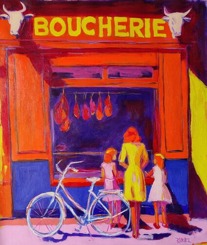 La Boucherie di Serge Berezjak, Pittura in vendita su Singulart