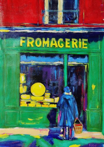 Fromagerie von Serge Berezjak, Malerei kaufen auf Singulart