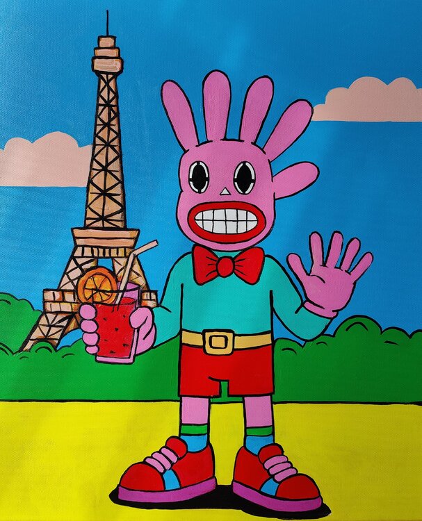 Mr. Fivebunny in Simulacrland: Paris Serge Berezjak