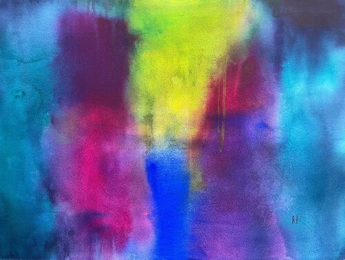 Vibrant Connections by Nancy Riedell, Painting for Sale on Singulart