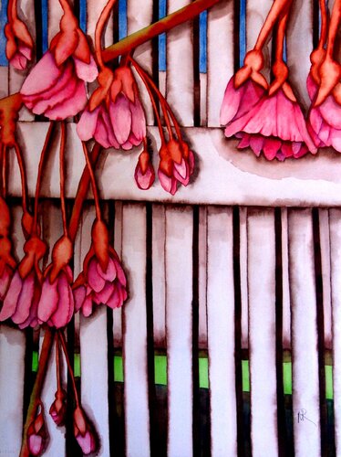 Weeping Cherry von Nancy Riedell, Malerei kaufen auf Singulart