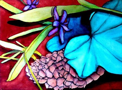Wildflower van Nancy Riedell, Schilderij te koop op Singulart