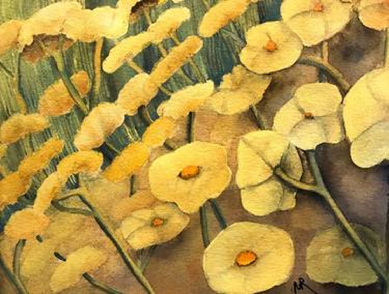 Yellow Flowers Nancy Riedell