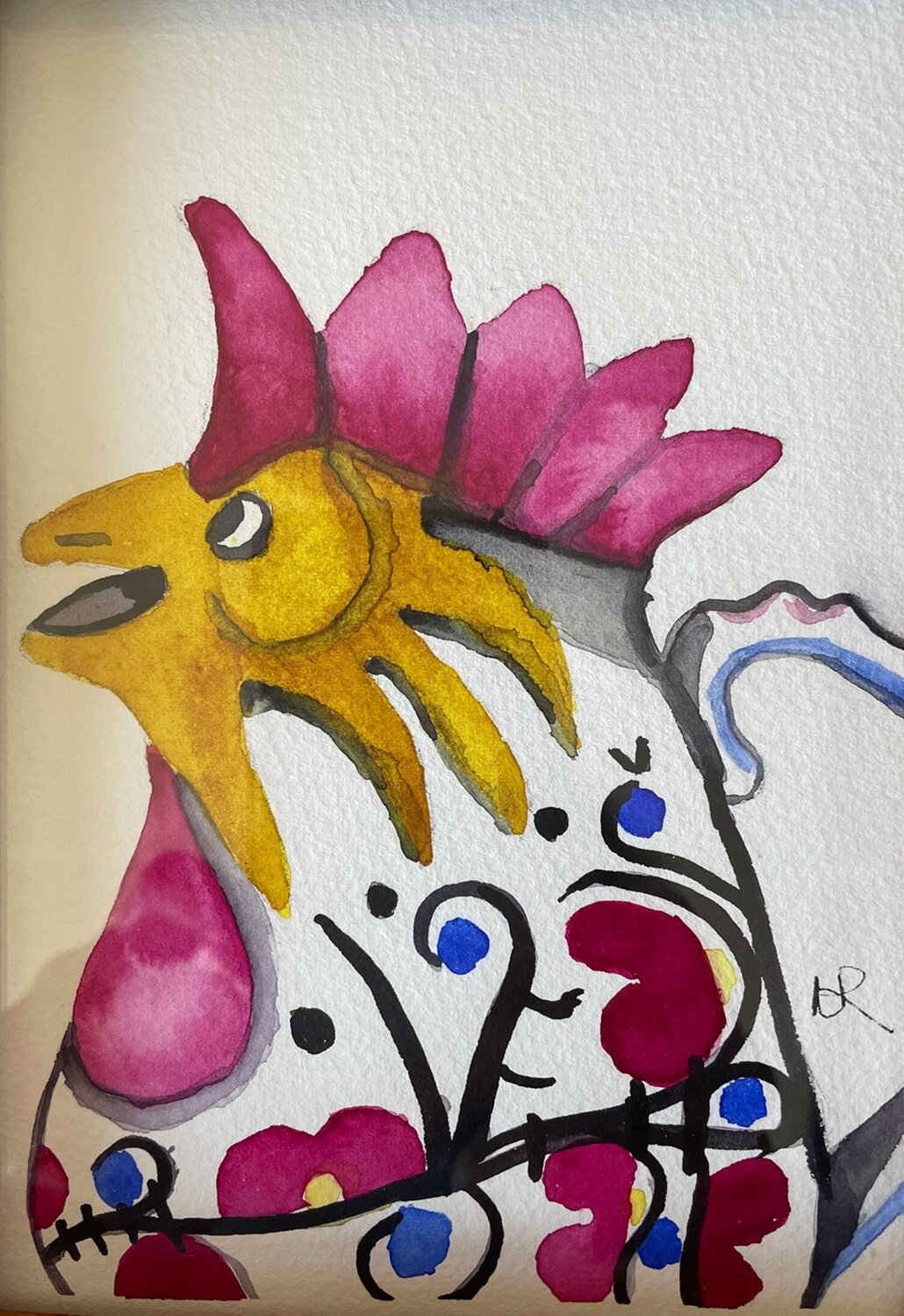 Rooster Pitcher Nancy Riedell